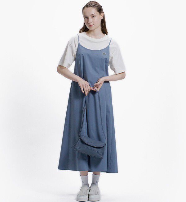 LACOSTE「ストレッチタイプライターキャミドレス / キャミワンピース」|ワンピース|