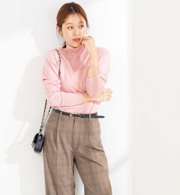 NOLLEY'S「【新色追加】《手洗い可能》18Ｇマレーハイネックプルオーバー」|ニット・セーター|