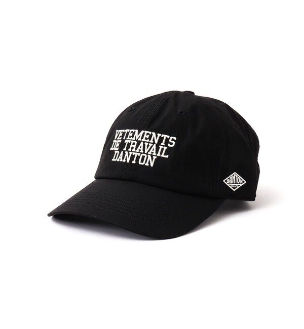 NOLLEY'S goodman「【DANTON/ダントン】＃DT-H0377 DCN 6P LOGO CAP」|キャップ・キャスケット|ブラック