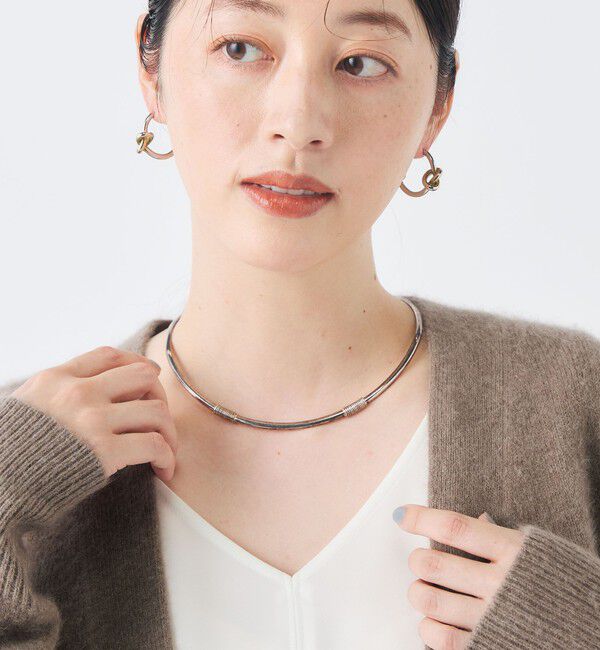 NOLLEY'S「《手洗い可能》ヘアリー長めVネックカーディガン」|カーディガン|