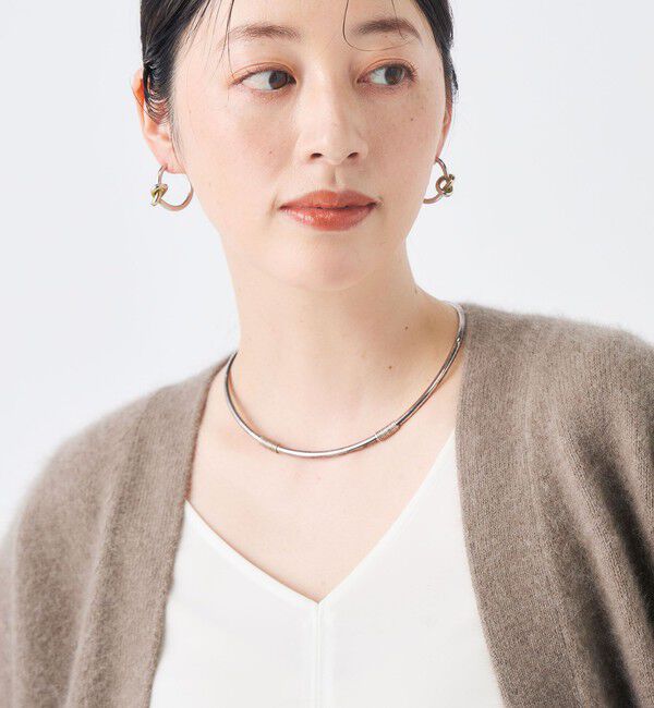 NOLLEY'S「《手洗い可能》ヘアリー長めVネックカーディガン」|カーディガン|