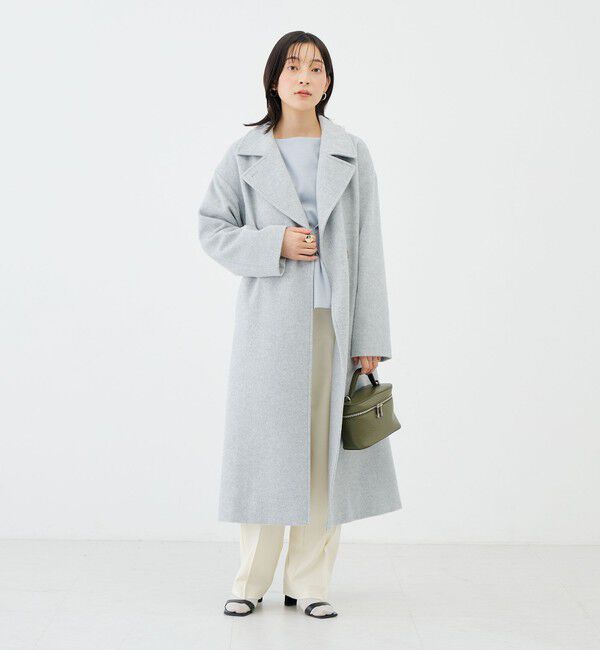 NOLLEY'S sophi「アンゴラビーバーベルテッドコート」|その他|