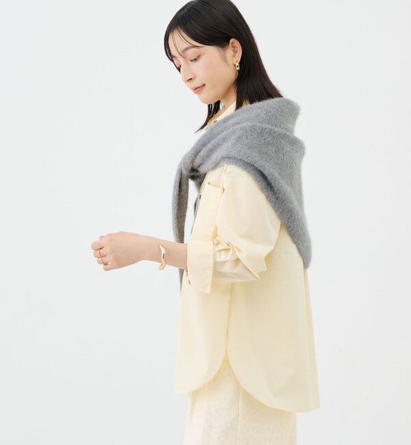 NOLLEY'S sophi「ウォッシャブルTCブロードオーバーシャツ」|シャツ・ブラウス|