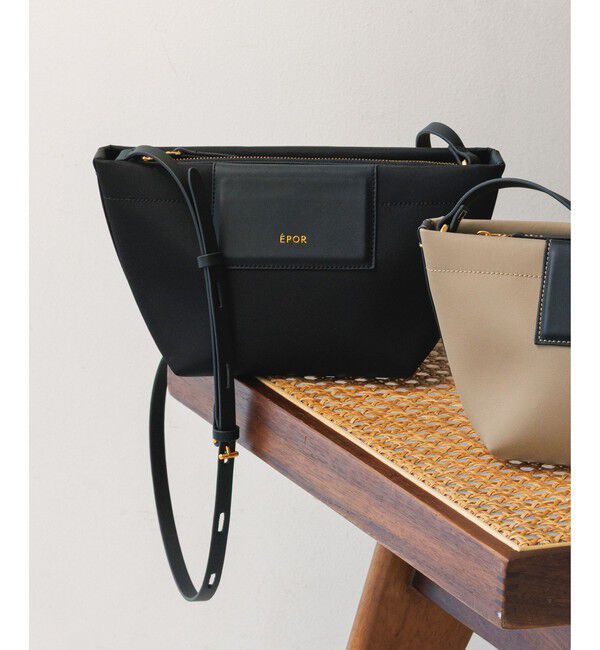 E'POR「【E'POR】BOAT BAG Mini/撥水・超軽量・26SS新型」|ショルダー・メッセンジャー|ブラック(01)