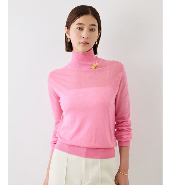 ROPE「【J'aDoRe・一部店舗限定サイズ】レジェールウールハイネックニット/イージーケア」|ニット・セーター|