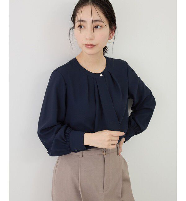 Rope&rsquo;Picnic「【WEB限定サイズ】配色アソートボウタイブラウス」|シャツ・ブラウス|