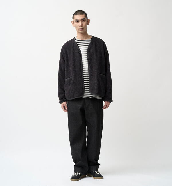  「ORCIVAL | ブラッシュドフリース Vネックカーディガン MEN」|その他|