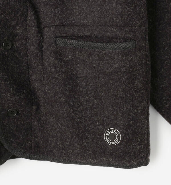  「ORCIVAL | ブラッシュドフリース Vネックカーディガン MEN」|その他|