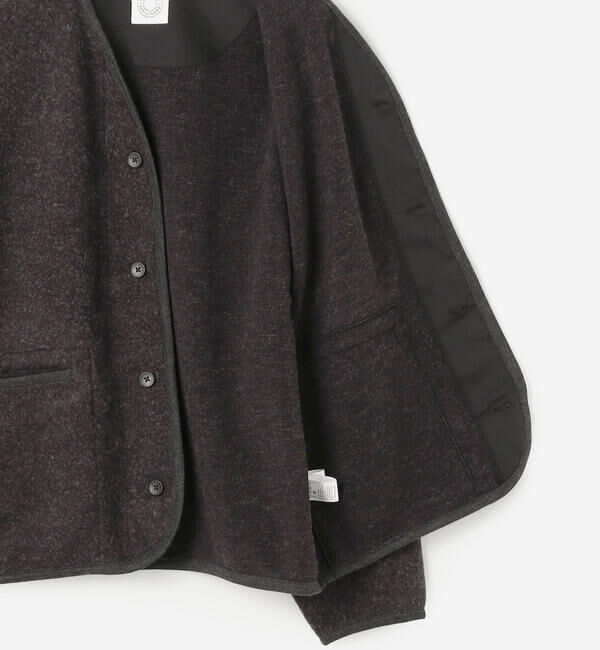  「ORCIVAL | ブラッシュドフリース Vネックカーディガン MEN」|その他|
