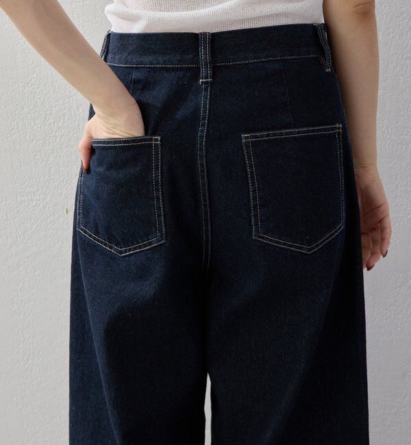  「【2026AW Debut】【UNFORM】コクーンデニムパンツ」|チノ|