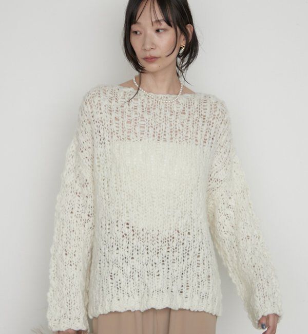  「《前後着用可》ハンド2WAYニット」|ニット・セーター|