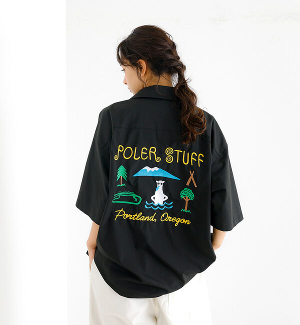 ABAHOUSE「【POLeR/ポーラー】TOURIST SHIRT/スーベニア/ボーリング/6分」|シャツ・ブラウス|