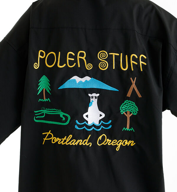ABAHOUSE「【POLeR/ポーラー】TOURIST SHIRT/スーベニア/ボーリング/6分」|シャツ・ブラウス|