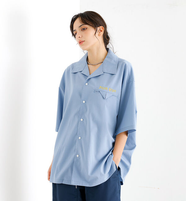 ABAHOUSE「【POLeR/ポーラー】TOURIST SHIRT/スーベニア/ボーリング/6分」|シャツ・ブラウス|