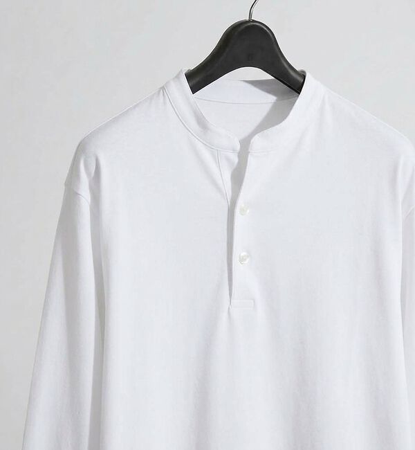 ABAHOUSE「【快適速乾】ALL SEASON COTTON Vネック スキッパーTシャツ /」|Tシャツ・カットソー|