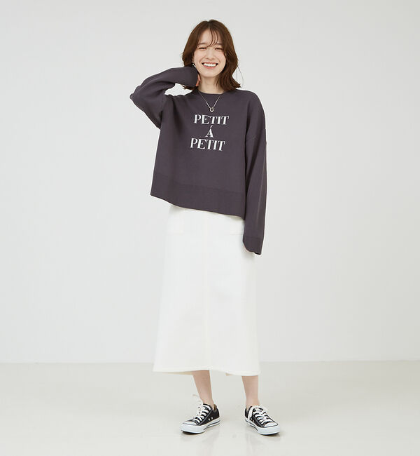 abahouse mavie「ロゴジャガードニット」|ニット・セーター|