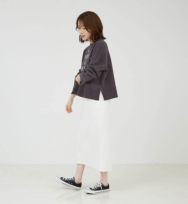 abahouse mavie「ロゴジャガードニット」|ニット・セーター|