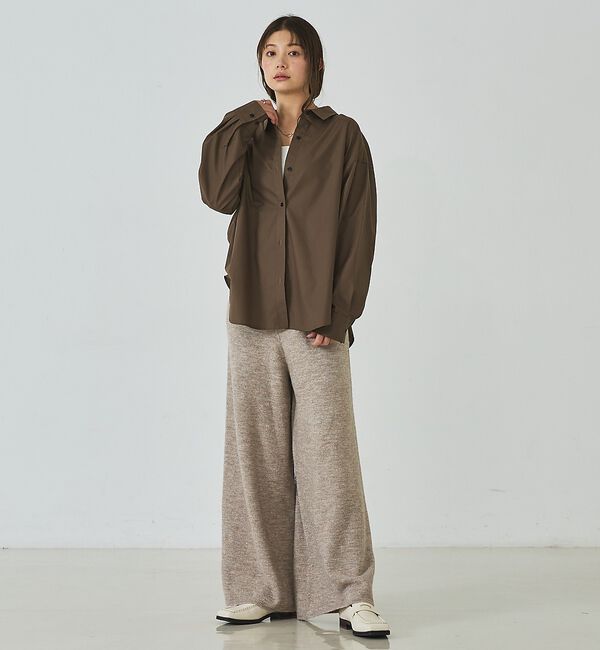 abahouse mavie「ニットワイドパンツ」|その他|