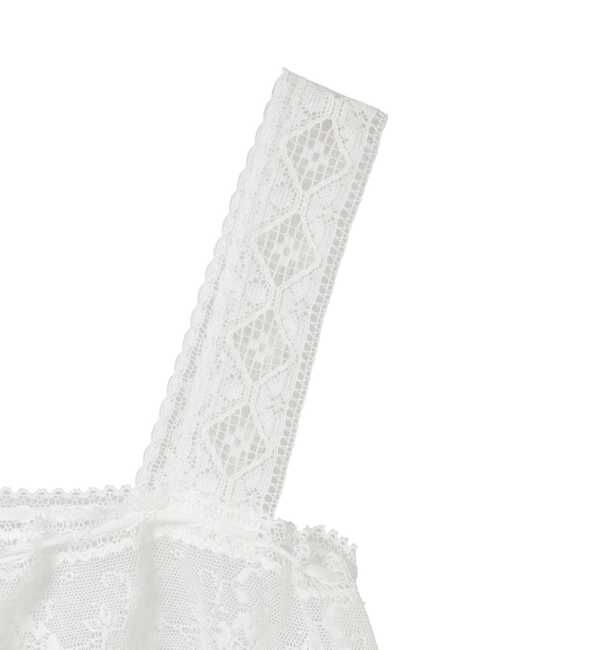 TIARA「【Bilitis dix-sept ans/ビリティス・ディセッタン】Lace Combination Camisole」|シャツ・ブラウス|