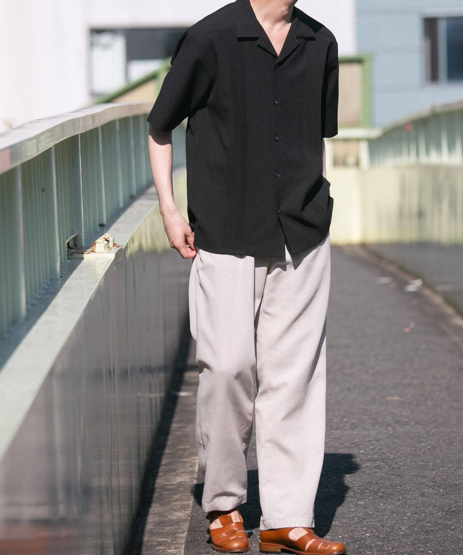 URBAN RESEARCH ROSSO「『WEB限定』『XLサイズあり』ウォッシャブルドライタッチ半袖シャツ」|シャツ・ブラウス|