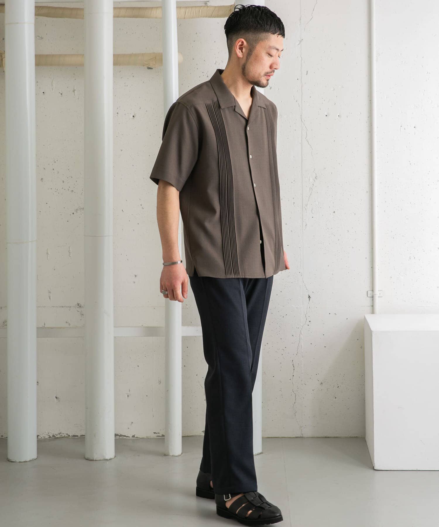 URBAN RESEARCH ROSSO「『WEB限定』『XLサイズあり』ウォッシャブルドライタッチ半袖シャツ」|シャツ・ブラウス|