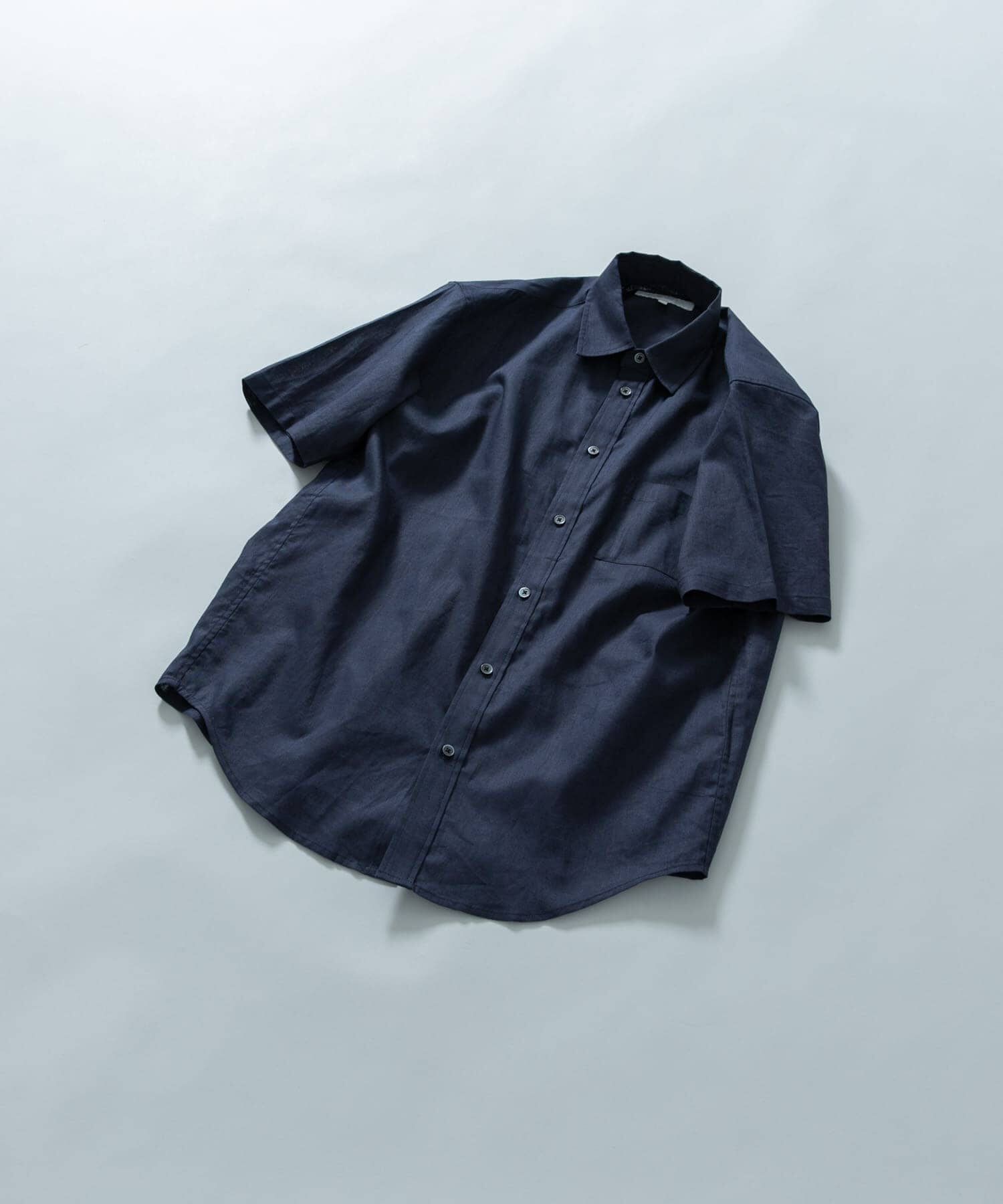 URBAN RESEARCH ROSSO「『XLサイズあり』リラックスコットンリネンレギュラーカラー半袖シャツ」|シャツ・ブラウス|