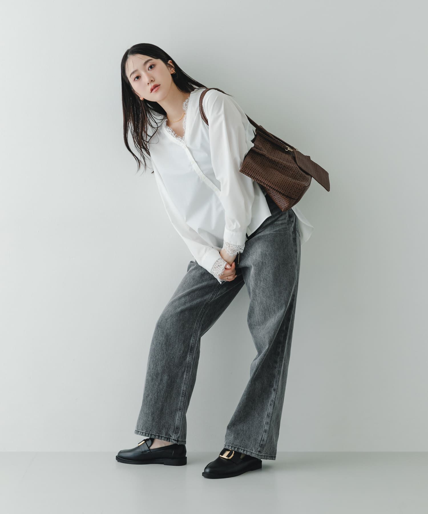 RODE SKO「ポーチ付パンチングミドルトートバッグ」|トートバッグ|