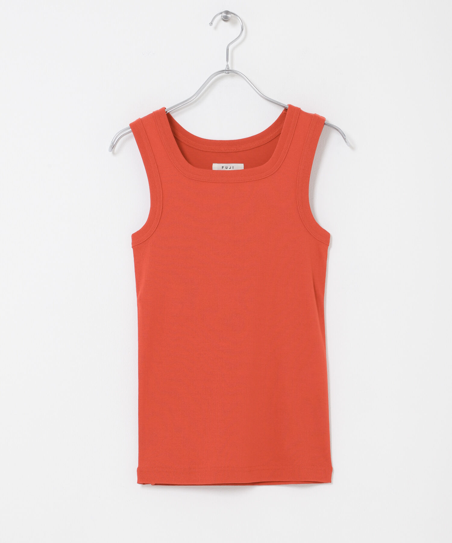 URBAN RESEARCH DOORS「FUJI　COTTON SQUARE TANK TOP」|タンクトップ|レッド