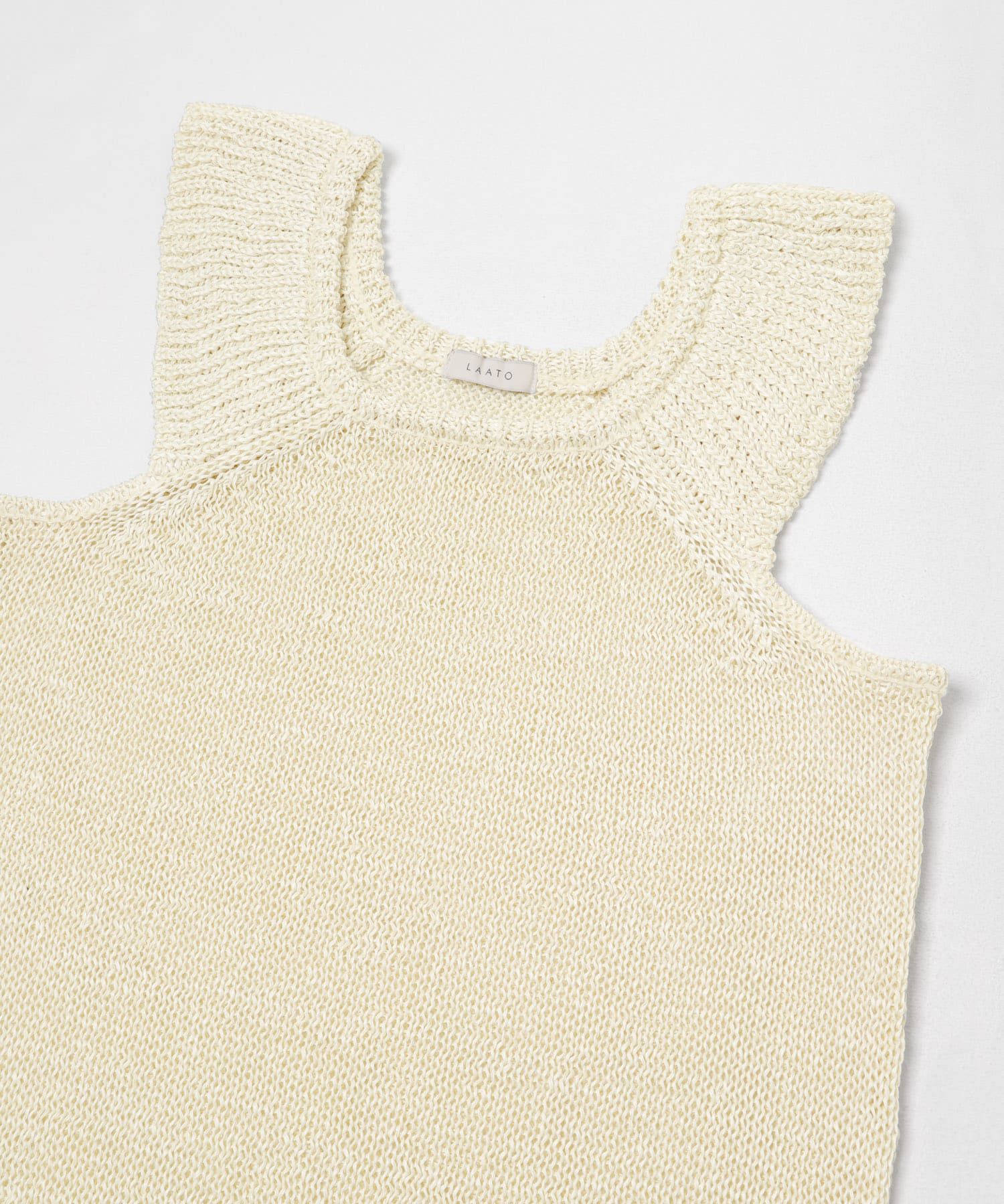 LAATO「knit frill tunic」|チュニック|
