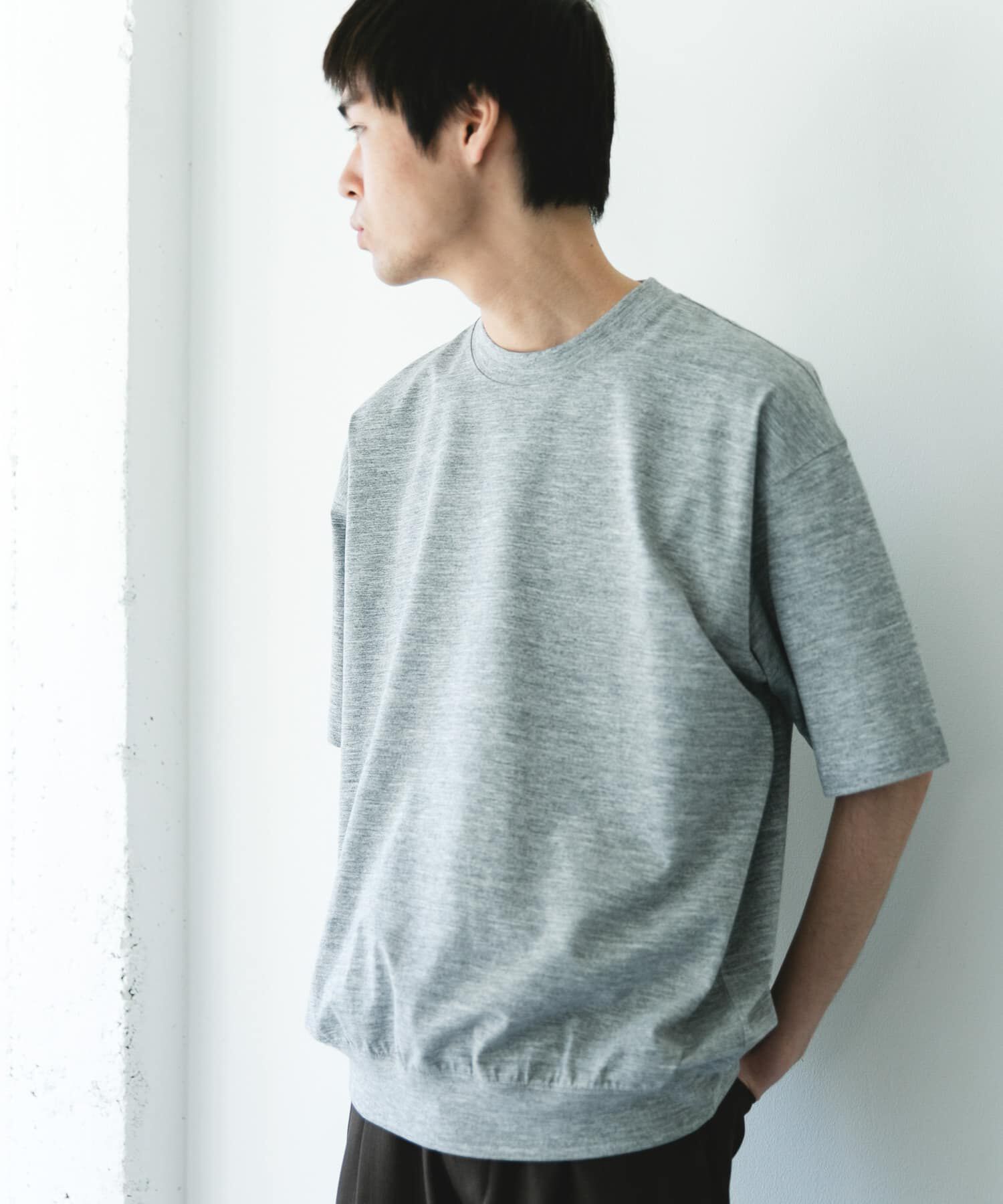 URBAN RESEARCH DOORS「『吸水速乾/防ｼﾜ/抗ﾋﾟﾘﾝｸﾞ/UVｶｯﾄ/ｲｰｼﾞｰｹｱ』DRYMIX ｸﾙｰ」|Tシャツ・カットソー|