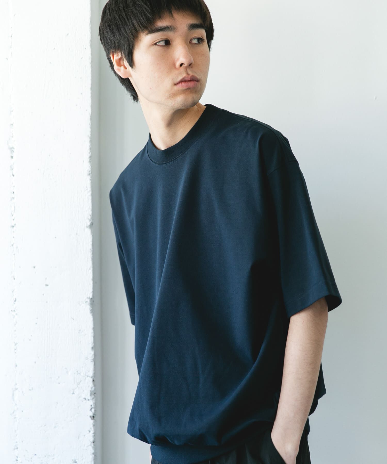 URBAN RESEARCH DOORS「『吸水速乾/防ｼﾜ/抗ﾋﾟﾘﾝｸﾞ/UVｶｯﾄ/ｲｰｼﾞｰｹｱ』DRYMIX ｸﾙｰ」|Tシャツ・カットソー|