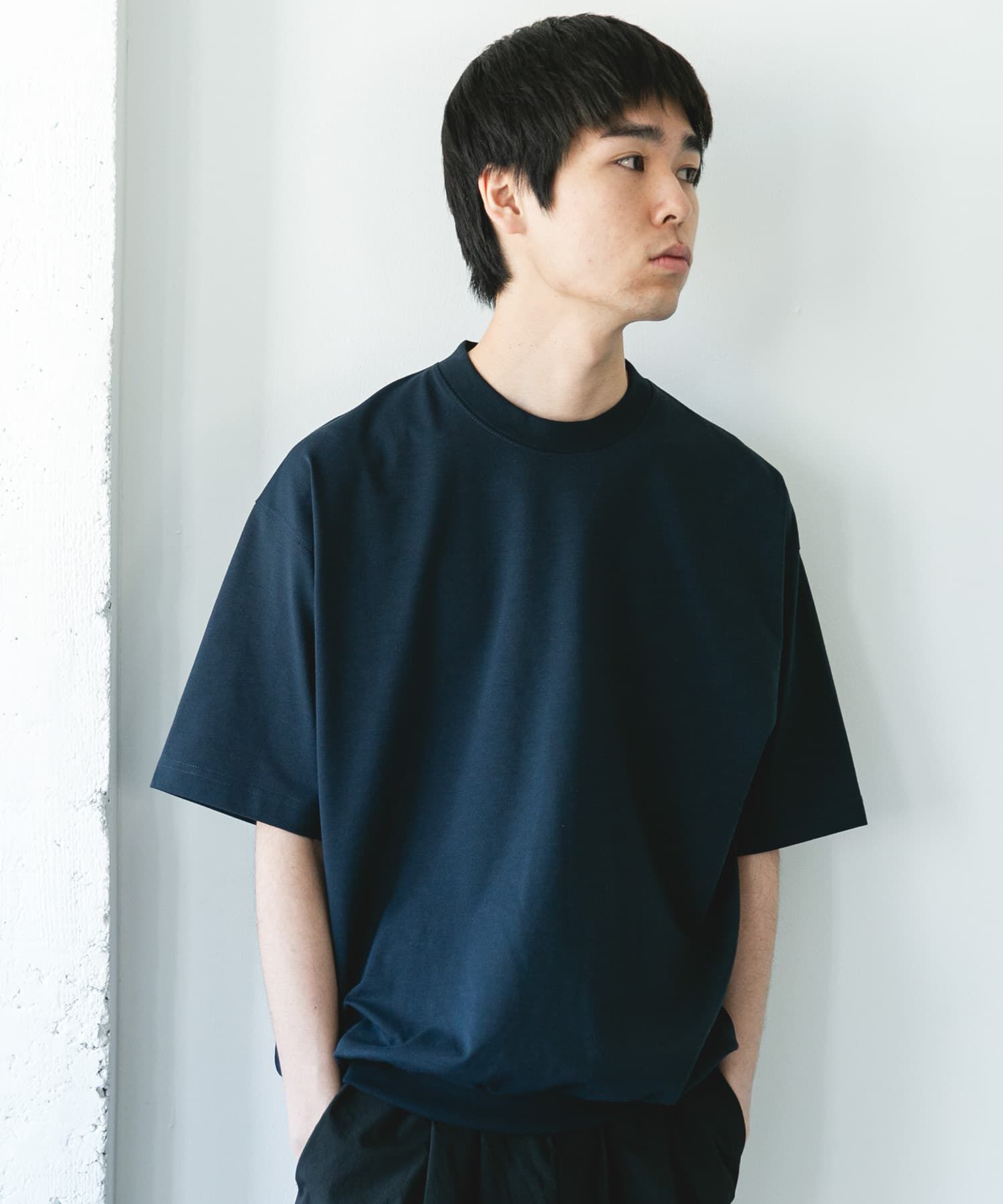 URBAN RESEARCH DOORS「『吸水速乾/防ｼﾜ/抗ﾋﾟﾘﾝｸﾞ/UVｶｯﾄ/ｲｰｼﾞｰｹｱ』DRYMIX ｸﾙｰ」|Tシャツ・カットソー|