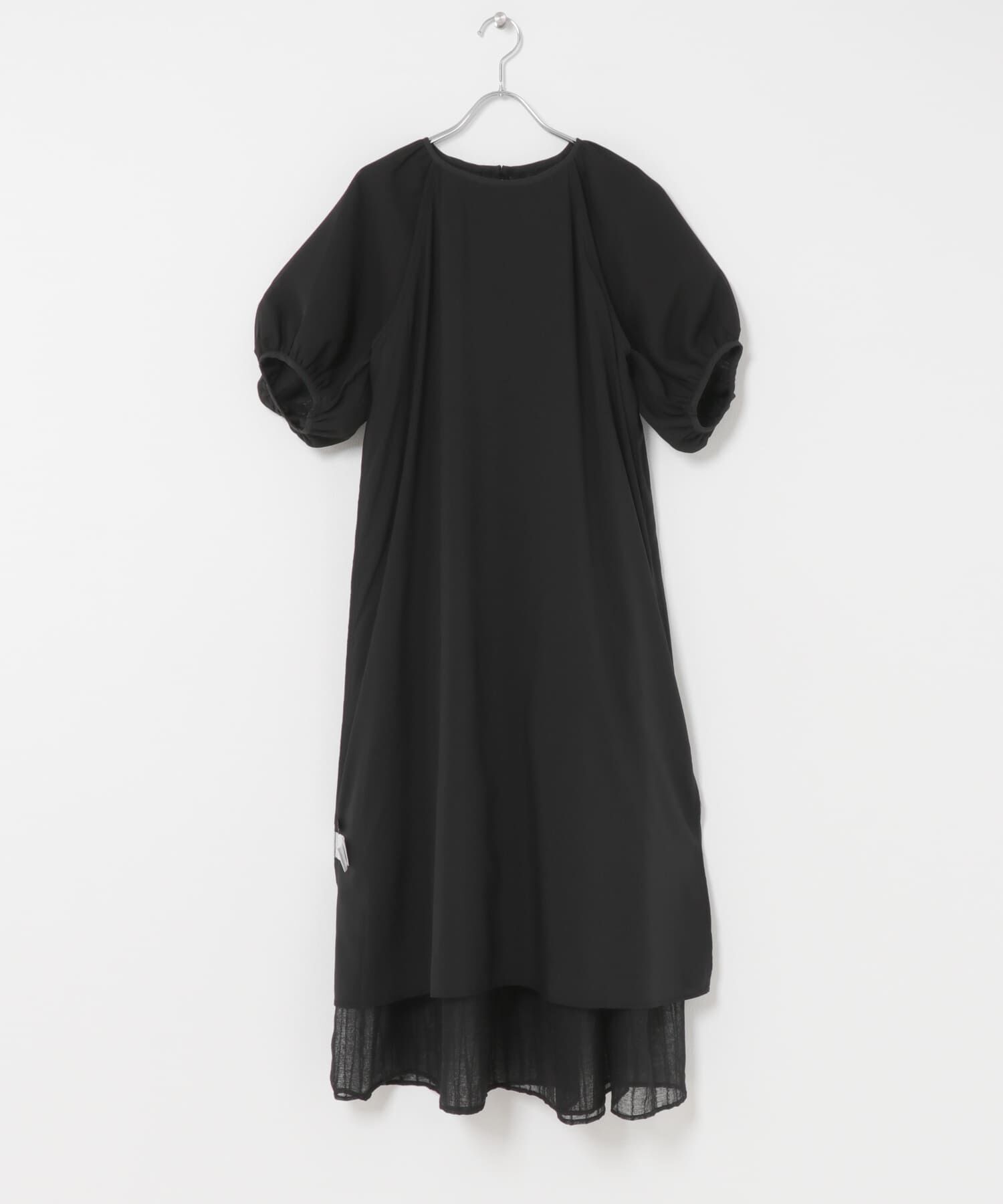 URBAN RESEARCH ROSSO「シアーストライプボリュームスリーブワンピース」|ワンピース|