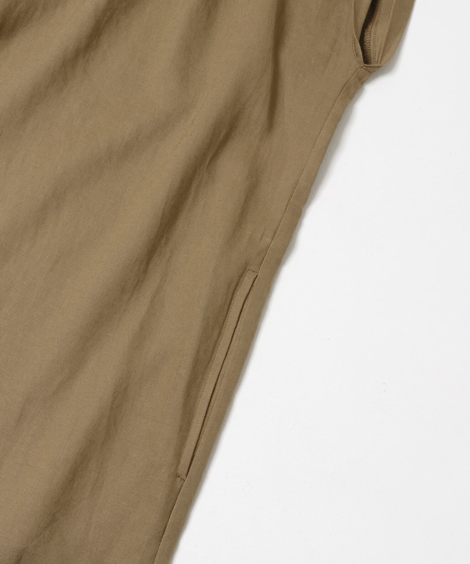 URBAN RESEARCH DOORS「リネンレーヨンスキッパーフレンチワンピース」|ワンピース|