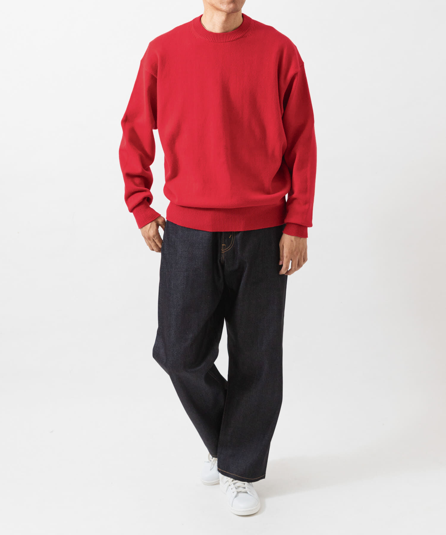 URBAN RESEARCH「COTTON CASHMERE CREW NECK KNIT」|ニット・セーター|
