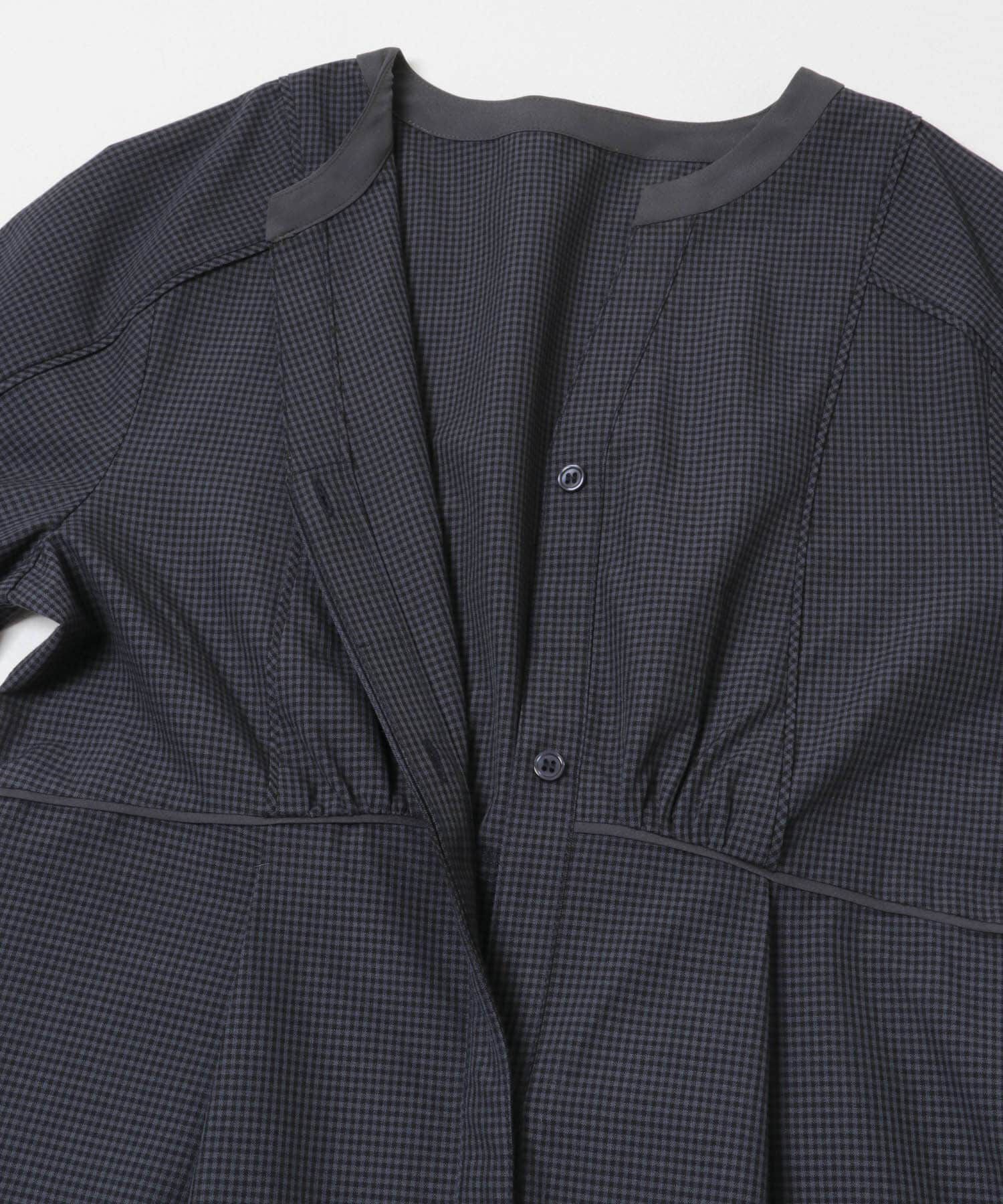 URBAN RESEARCH ROSSO「『一部WEB限定カラー』バイカラーチェックナローワンピース」|ワンピース|