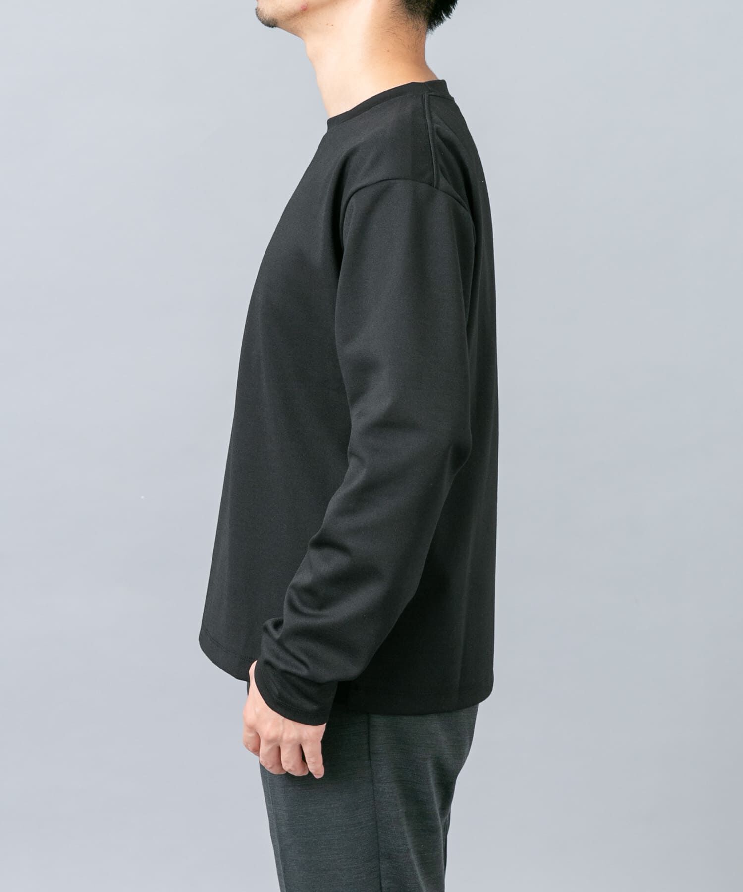 URBAN RESEARCH ROSSO「『セットアップ対応/防シワ』ウールジャージークルーネックTシャツ」|Tシャツ・カットソー|