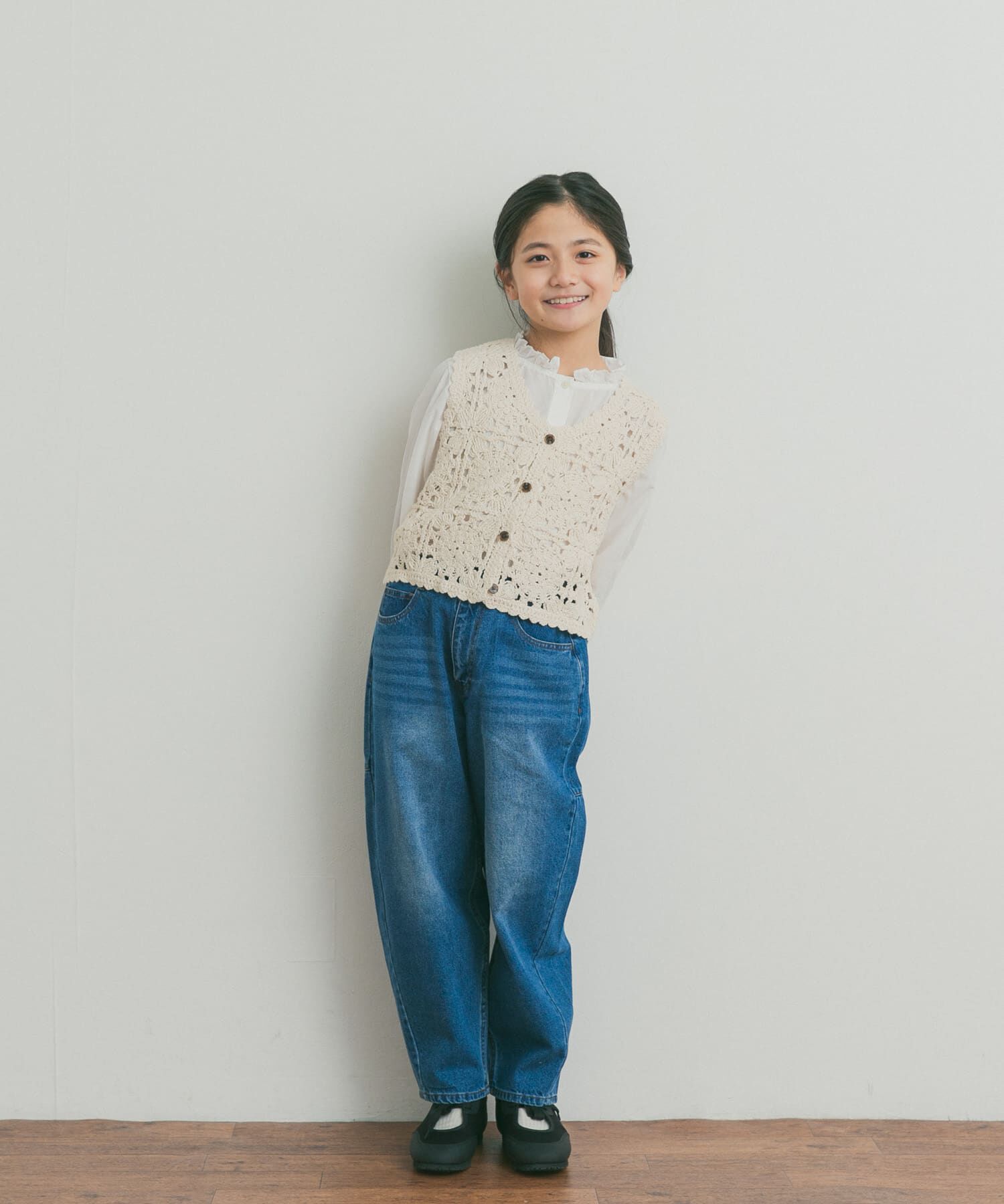 URBAN RESEARCH DOORS「クロシェベスト(KIDS)」|ニット・セーター|