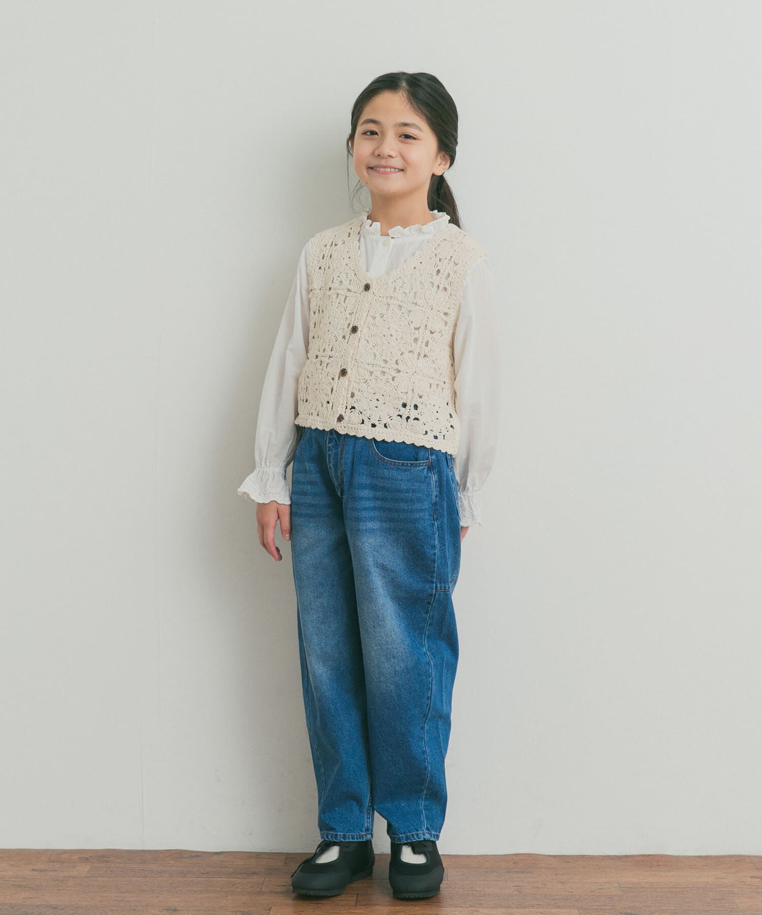 URBAN RESEARCH DOORS「クロシェベスト(KIDS)」|ニット・セーター|