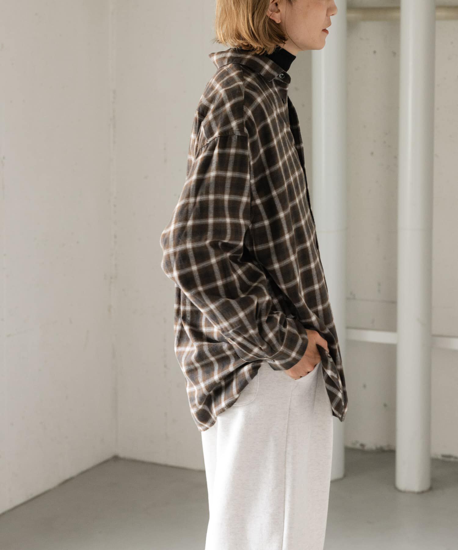 URBAN RESEARCH DOORS「FORK&SPOON　ネルチェックシャツ」|シャツ・ブラウス|