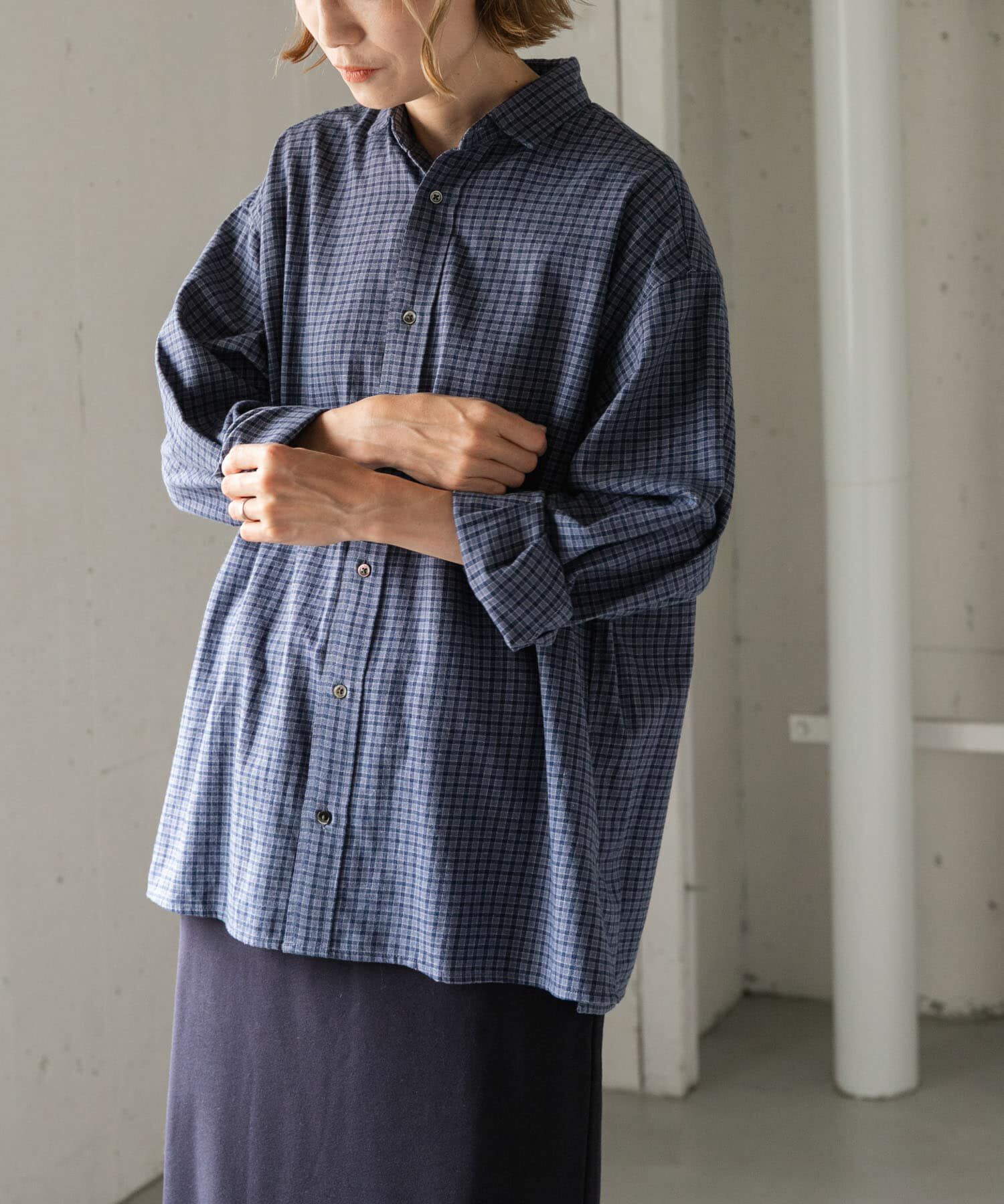 URBAN RESEARCH DOORS「FORK&SPOON　ネルチェックシャツ」|シャツ・ブラウス|