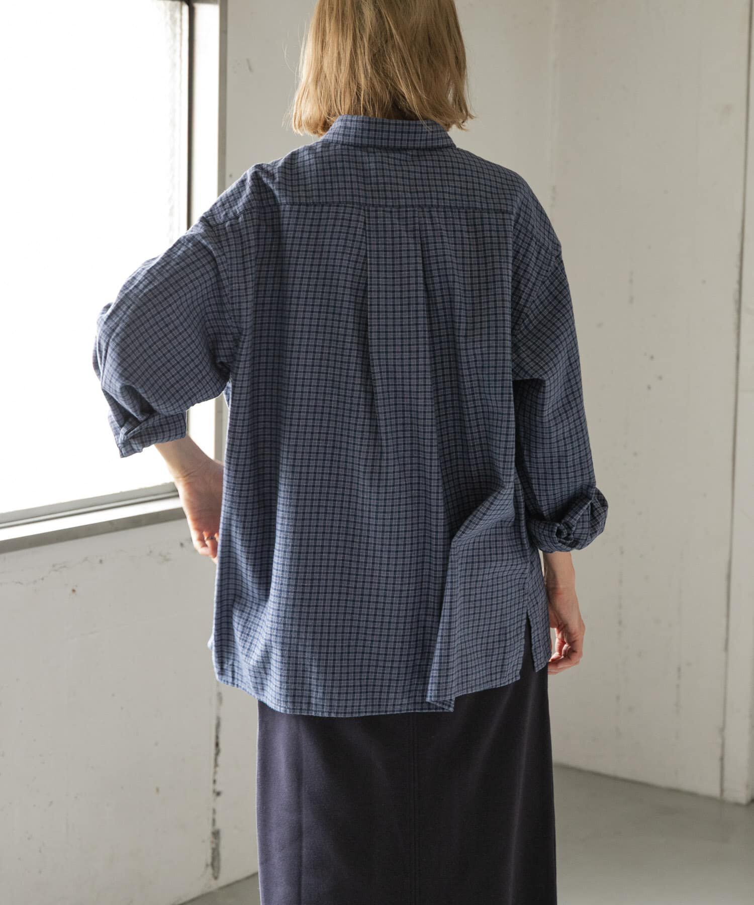 URBAN RESEARCH DOORS「FORK&SPOON　ネルチェックシャツ」|シャツ・ブラウス|
