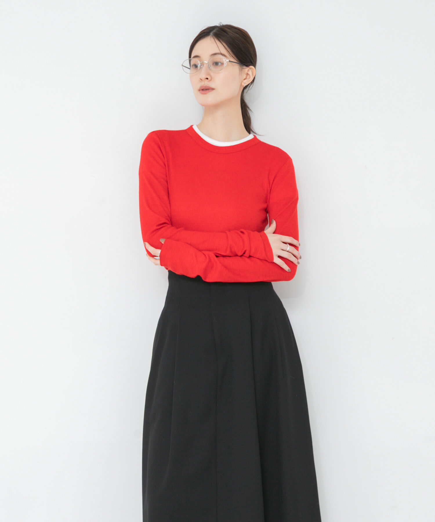 URBAN RESEARCH「W100クルーネックカットソー」|Tシャツ・カットソー|