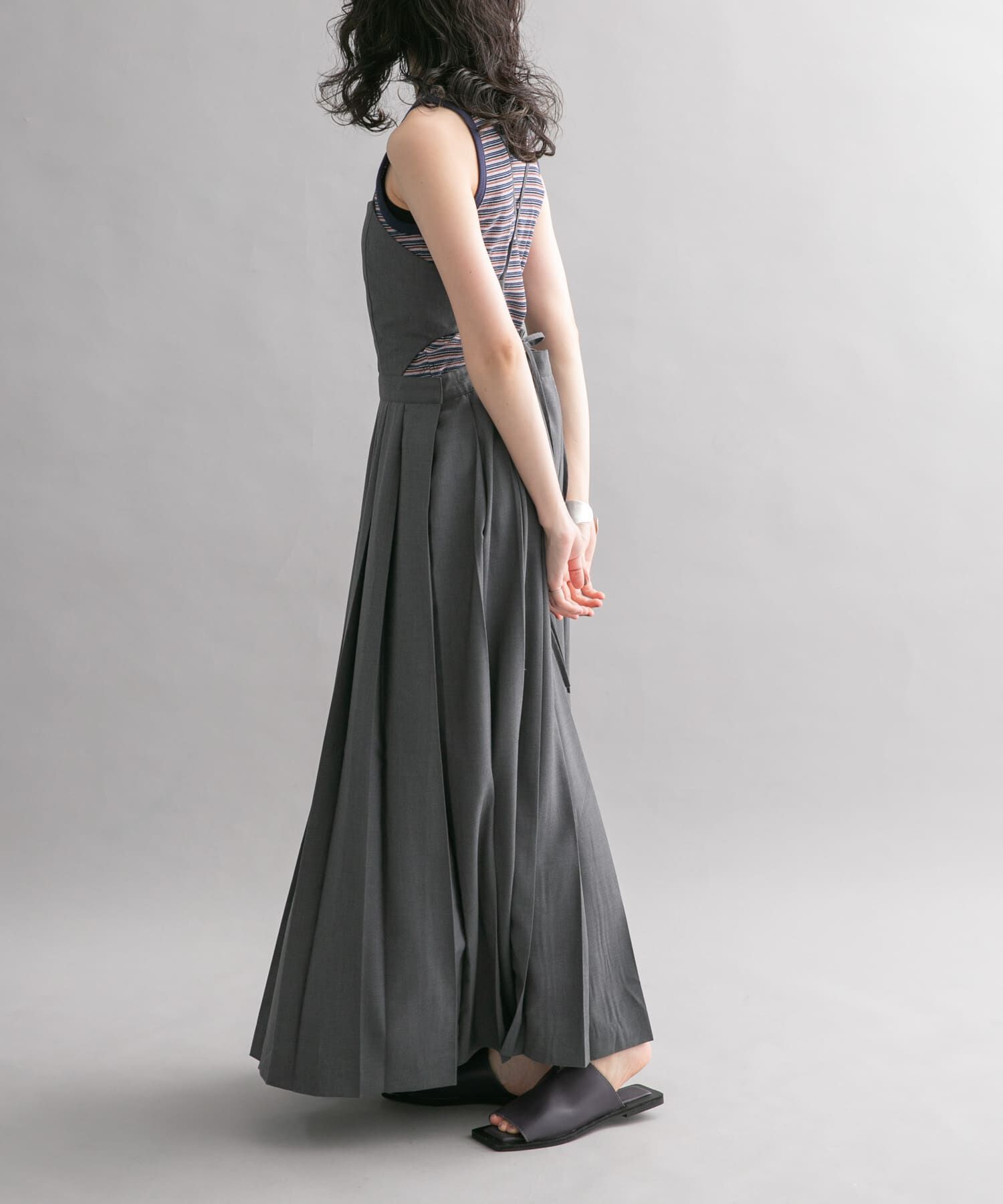  「プリーツキャミワンピース」|ワンピース|