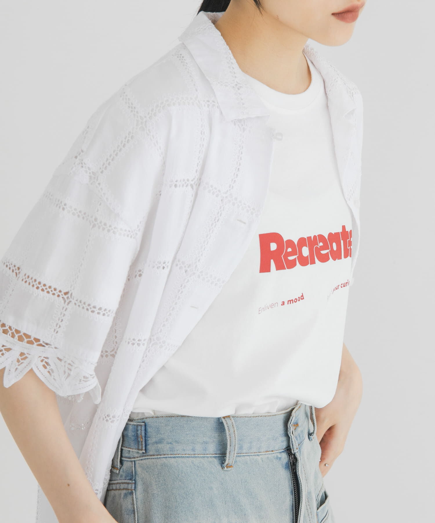  「ロゴプリントTEE」|Tシャツ・カットソー|