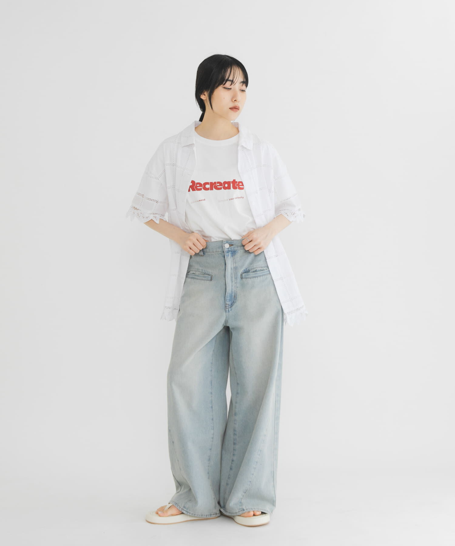  「ロゴプリントTEE」|Tシャツ・カットソー|