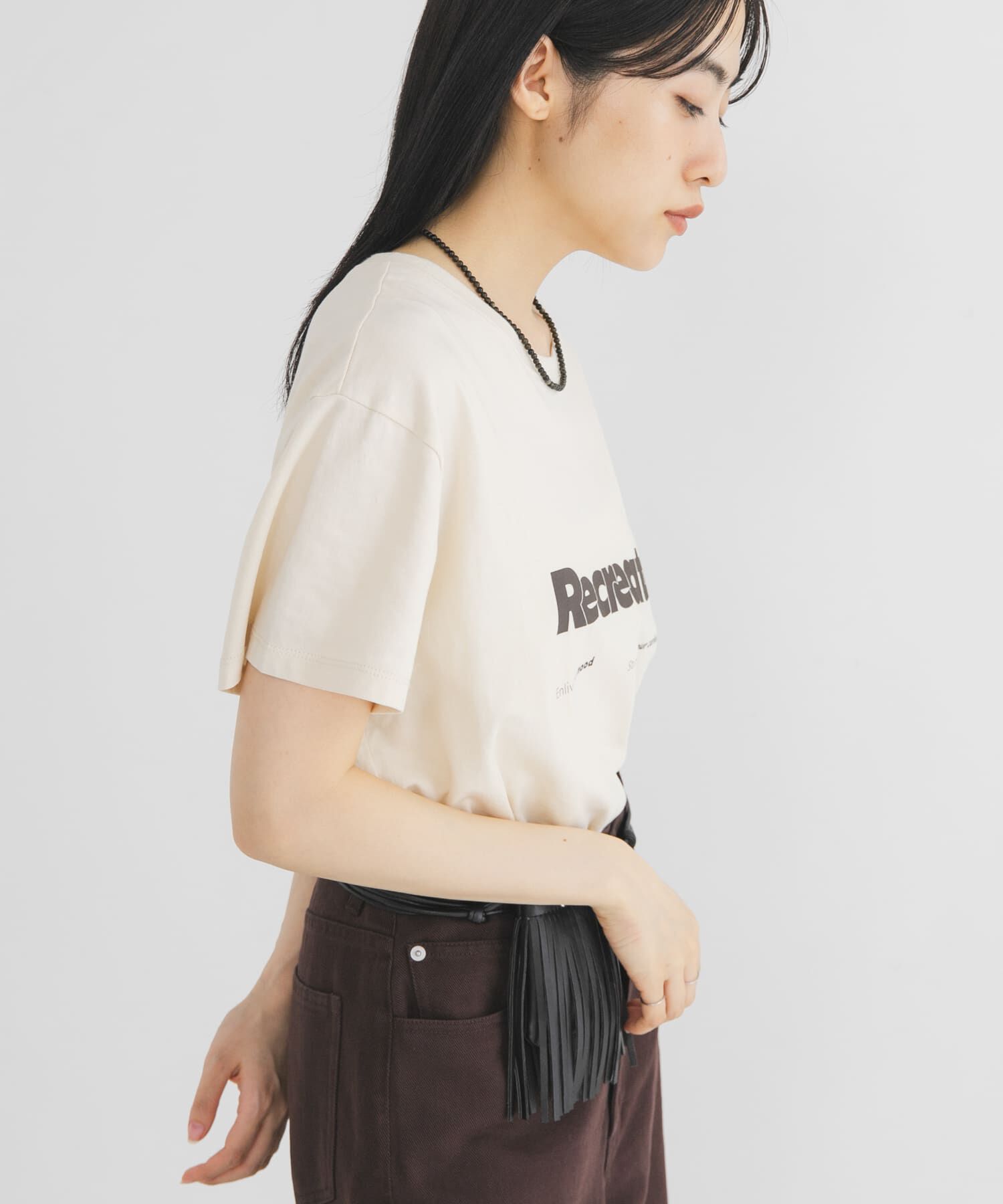  「ロゴプリントTEE」|Tシャツ・カットソー|