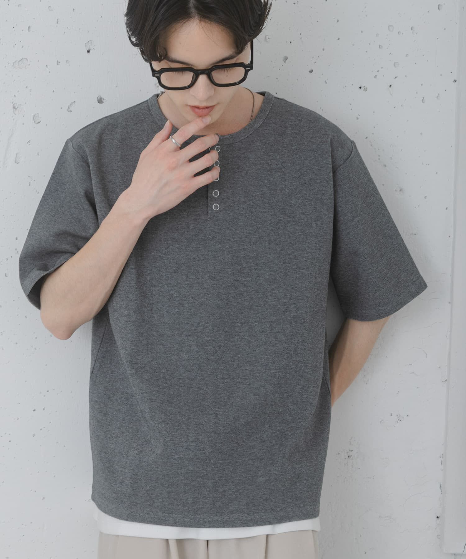 SENSE OF PLACE by URBAN RESEARCH「アソートヘンリーネックショートスリーブTシャツ」|Tシャツ・カットソー|