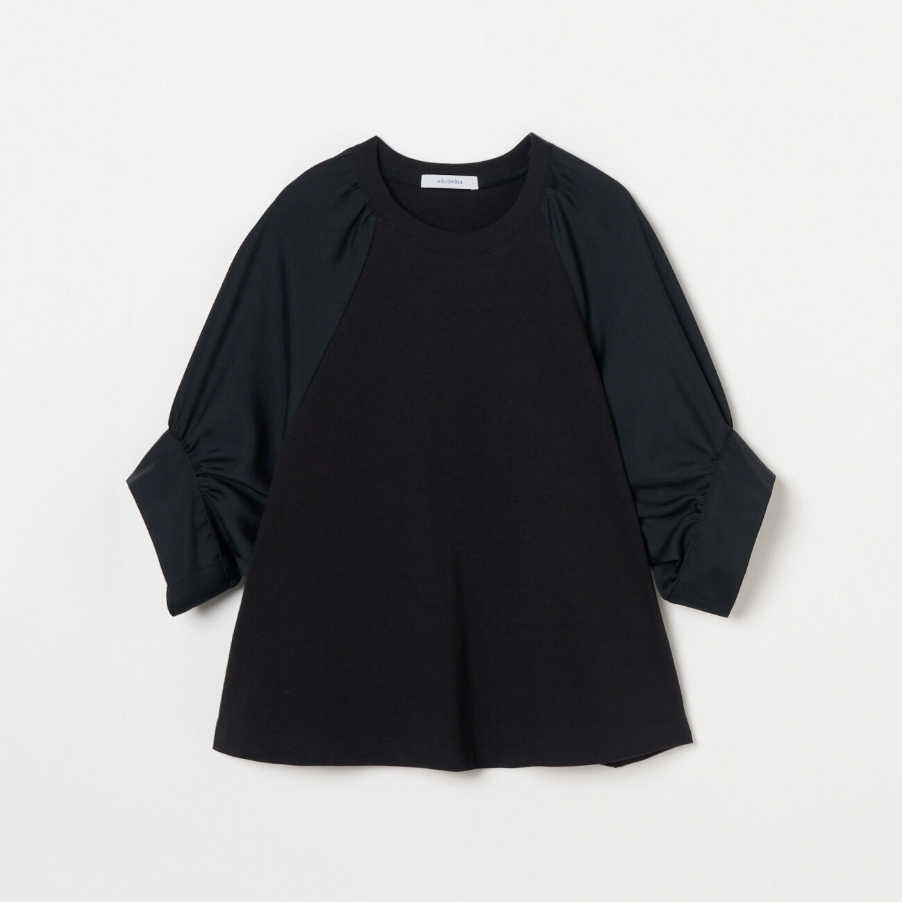 HELIOPOLE「HELIOPOLE LANTERN SLEEVE T」|Tシャツ・カットソー|ブラック