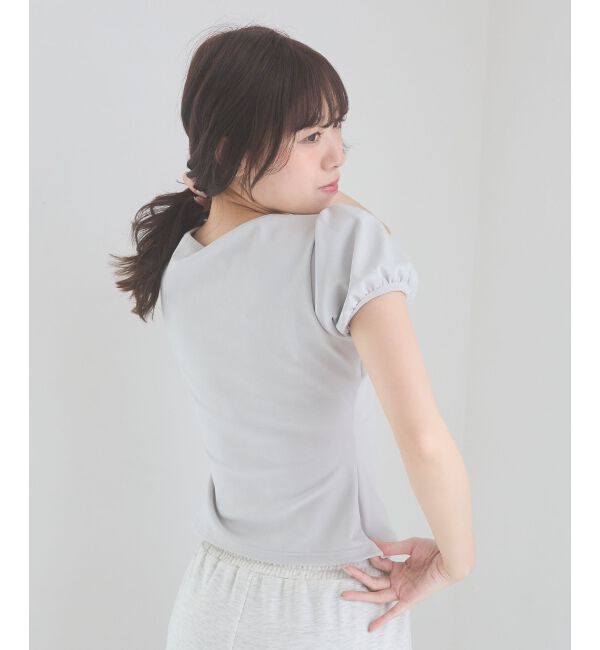  「ビッグリボンレイヤードトップス」|Tシャツ・カットソー|